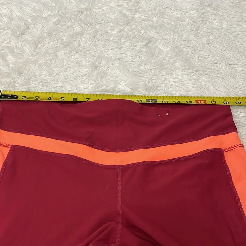 Xersion Red and Orange Leggings for Active Comfort WOMENS SIZE XXL